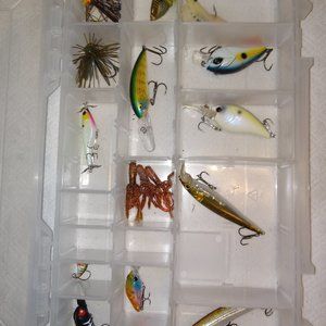 Tackle box and lures